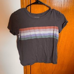 American Eagle Crop Tee